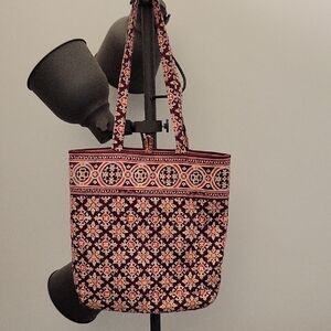 Floral Patterned Tote Bag - Multicolor